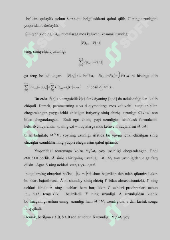 Egri chiziqning parametrik tenglamalari 7