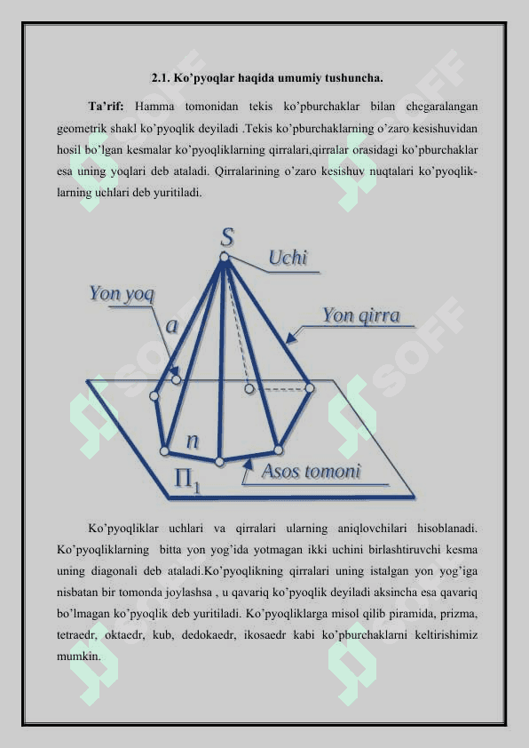 Muntazam ko’pyoqlar 5