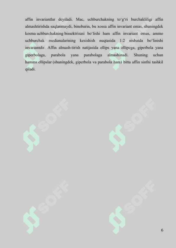 Almashtirishlar guruppasi kurs ishi 6