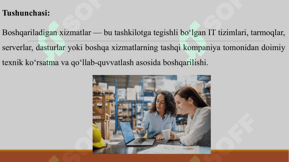 BOSHQARILADIGAN XIZMATLAR 3
