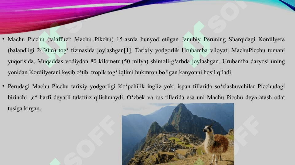 Machu pikchu 3