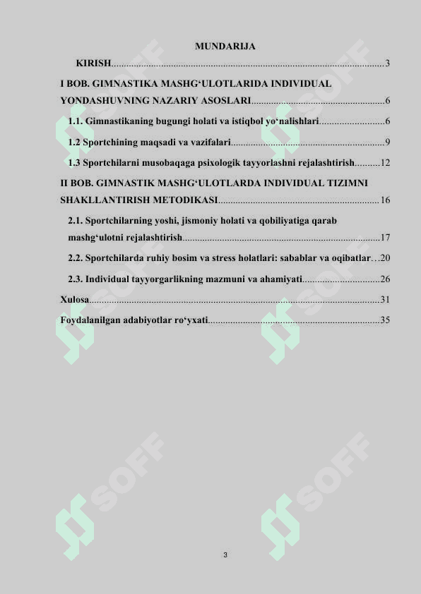 Gimnastikada individual mashg’ulot tizimining afzalliklari 2
