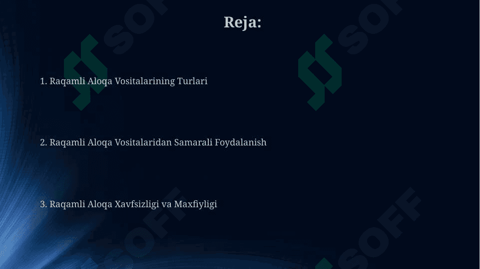 Raqamli muloqot vositalaridan foydalanish 2