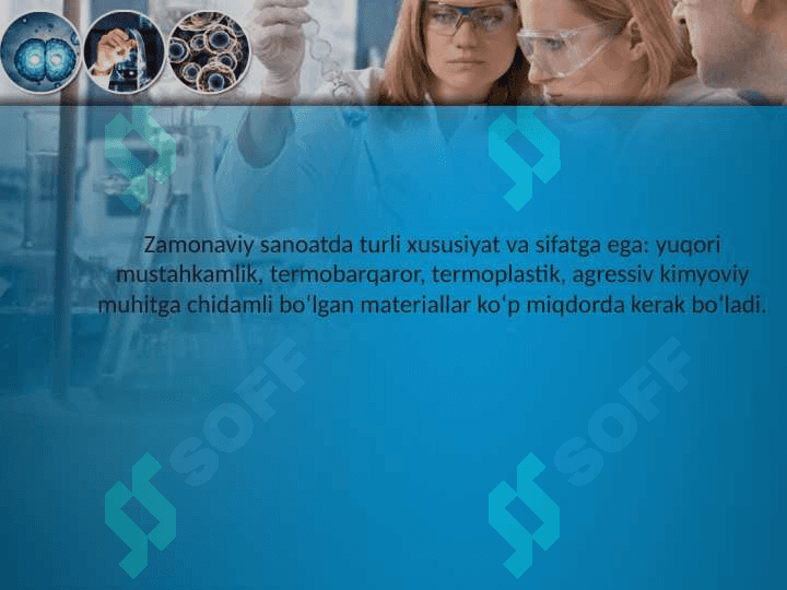 Kimyoviy ishlab chiqarish istiqbollari 2