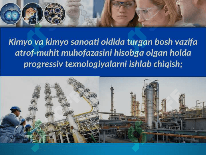 Kimyoviy ishlab chiqarish istiqbollari 3