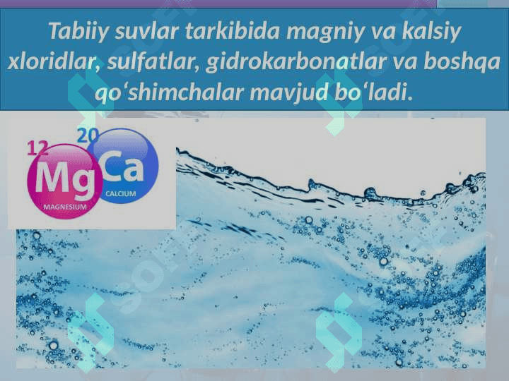 Suvning qattiqligi va uni yumshatish usullari 4