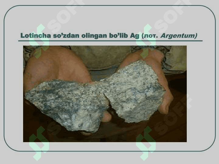 Kumushning xossalari va uning birikmalari 5