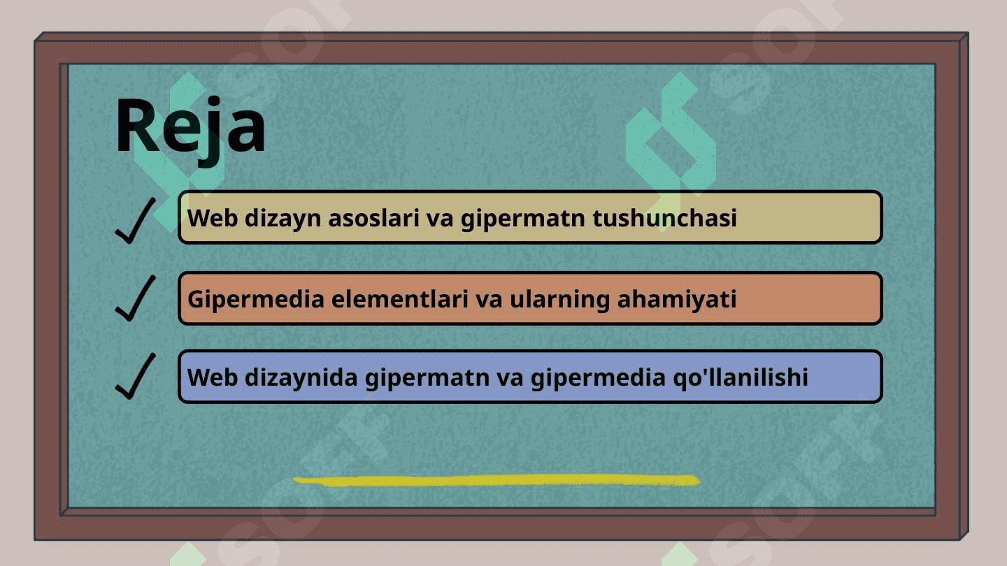 Web dizayn.WWW ga kirish.Gipermatn va gipermedia 2
