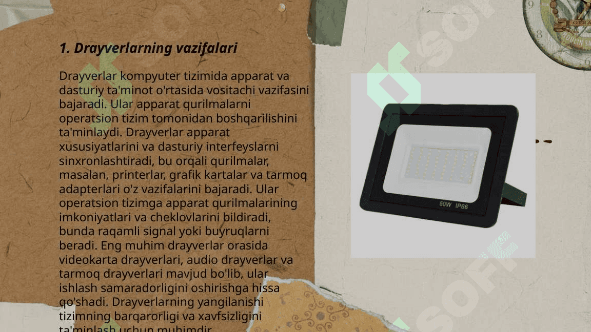 Drayverlar va utilita dasturlari 3