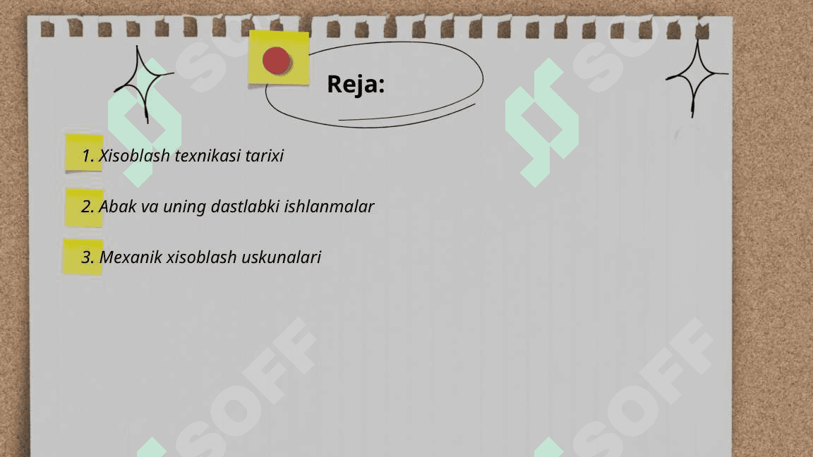 Hisoblash texnikasi asoslarining rivojlanish bosqichlari 2