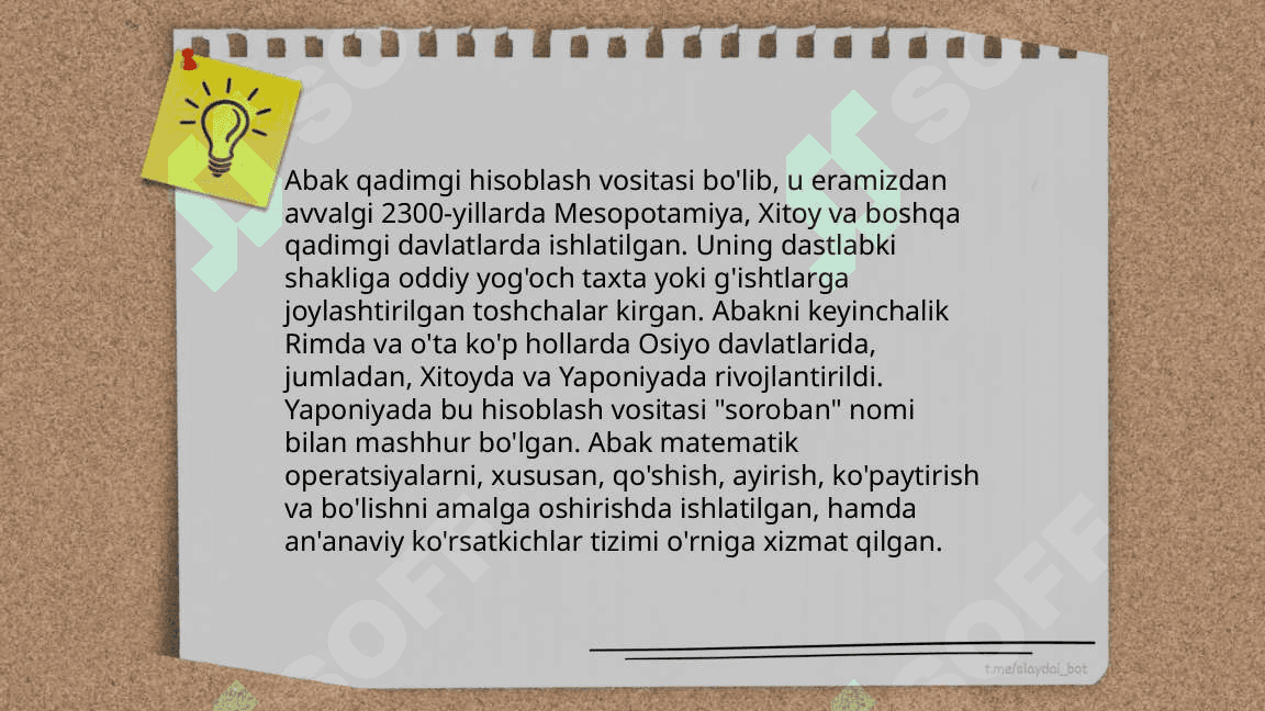 Hisoblash texnikasi asoslarining rivojlanish bosqichlari 4