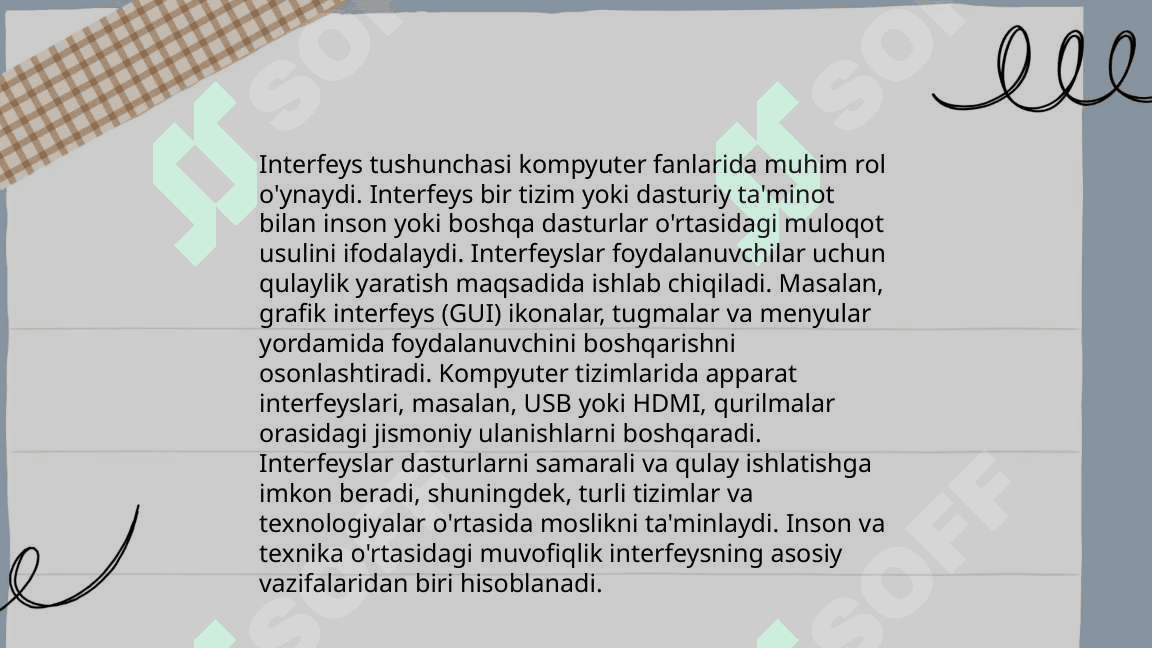 Intefeys tushunchasi va uning turlari 3