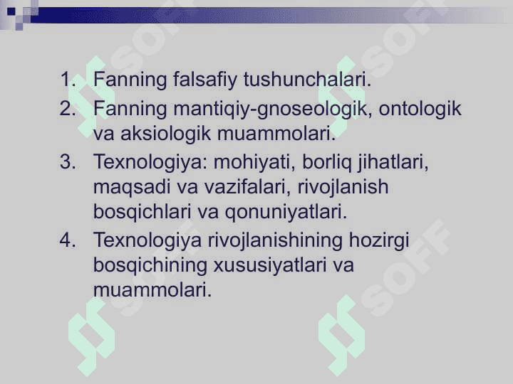 Fan va texnikaning falsafiy muammolari 2