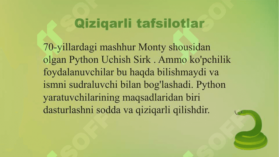 PYTHON DASTURLASH TILI 3