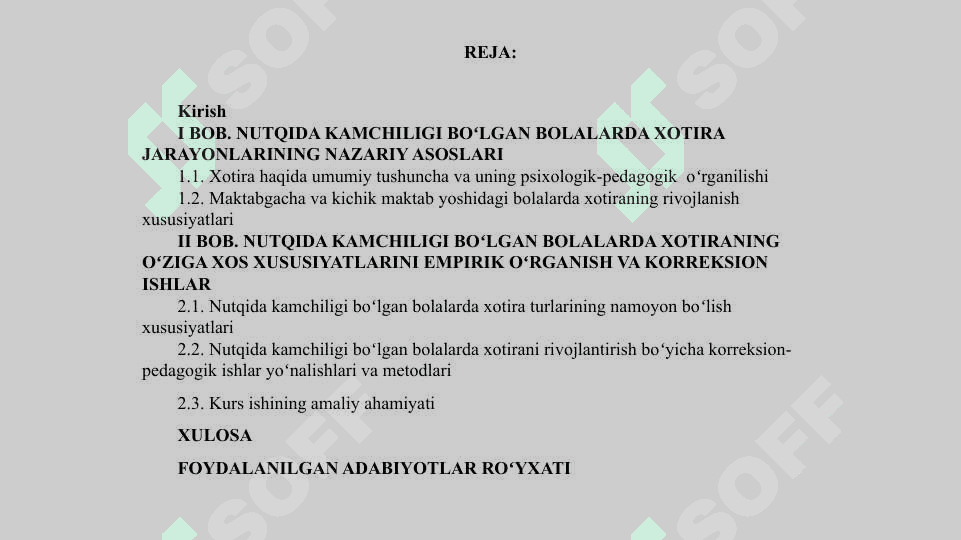 Nutqida kamchiligi boʻlgan bolalarda xotiraning oʻziga xos xususiyatlari 2