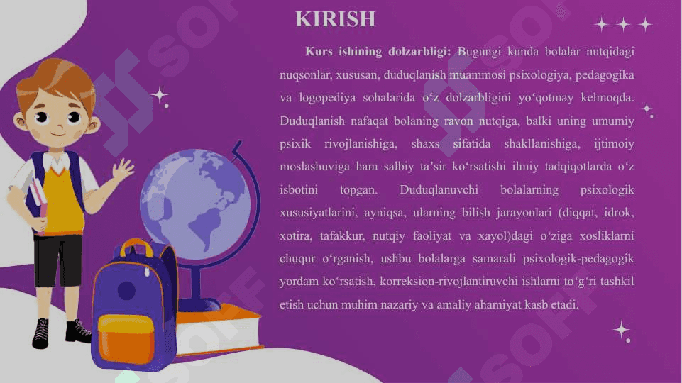 Duduqlanuvchi bolalar ruhiyatini oʻziga xos xususiyatlari (bilish jarayonlari) 3