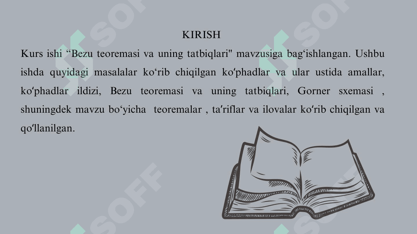 Kurs ishi slayd 4