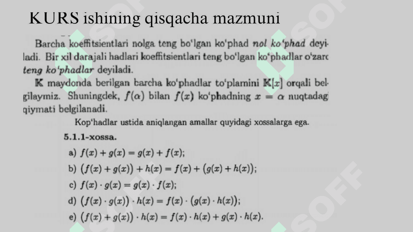 Kurs ishi slayd 8