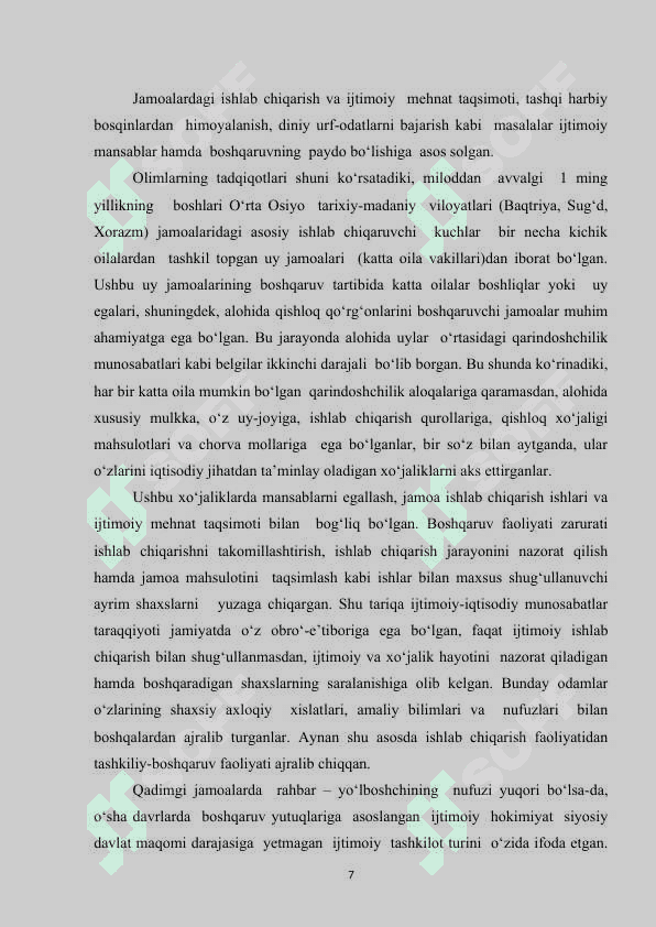 BOSHQARUV ASOSLARINING SHAKLLANISHI VA DAVLATLARNING TASHKIL TOPISHI. 6