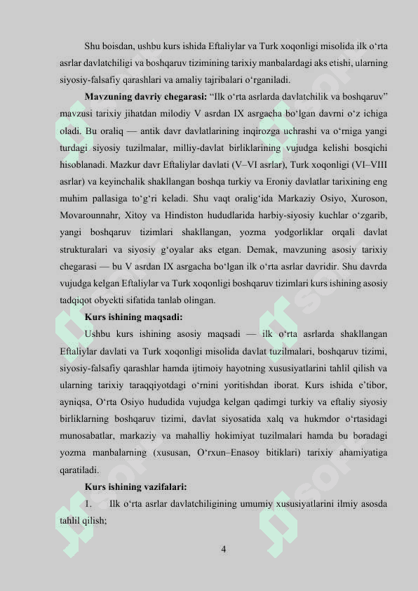 22. ILK O’RTA ASRLARDA DAVLATCHILIK VA BOSHQARUV 3