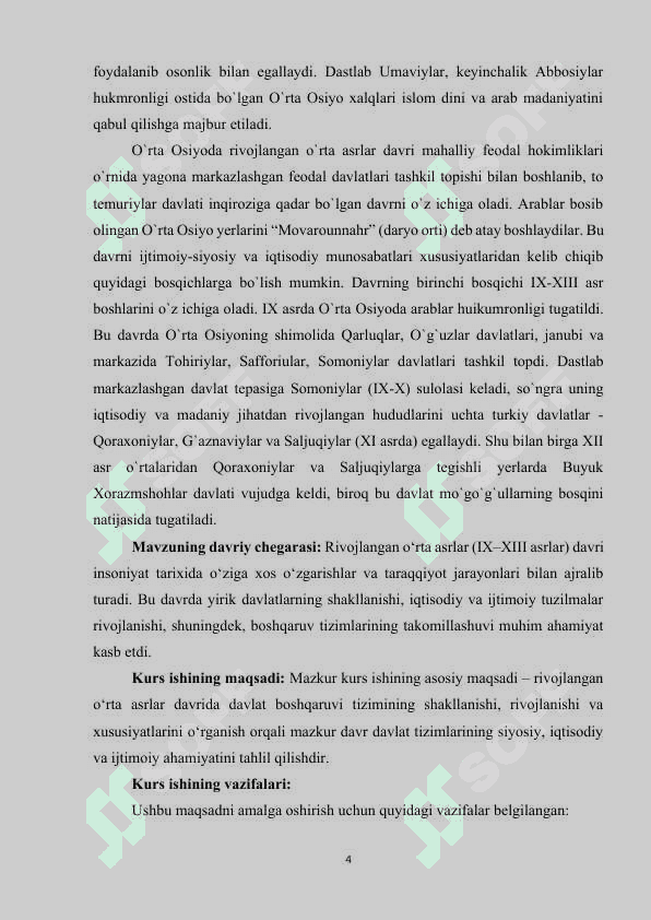23. RIVOJLANGAN O‘RTA ASRLAR DAVLATCHILIGI VA BOSHQARUVI 3