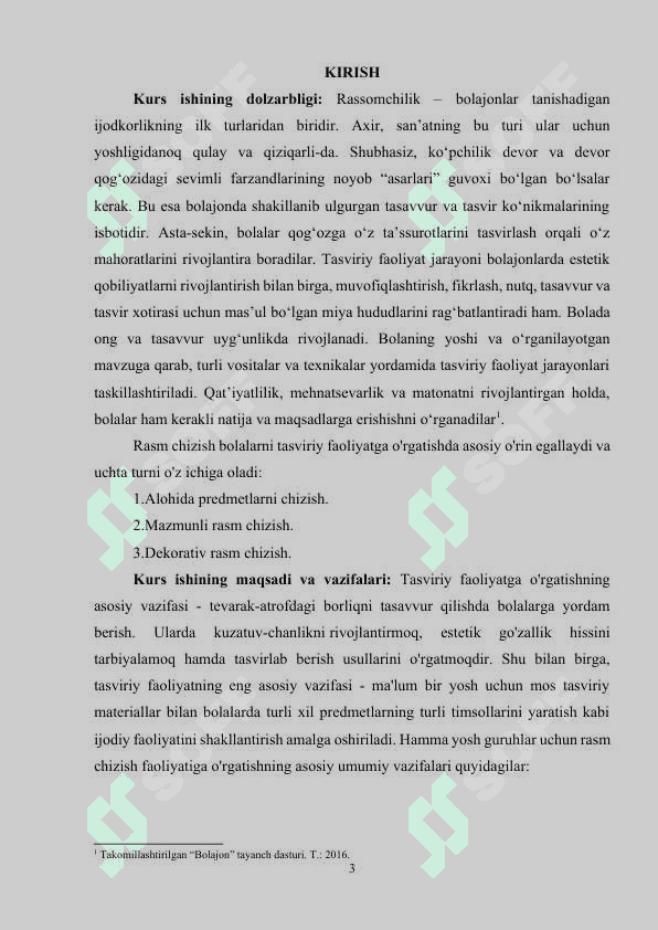 RASM CHIZISH MASHG’ULOTLARINING O’YIN BILAN BOG’LIQLIGI 2