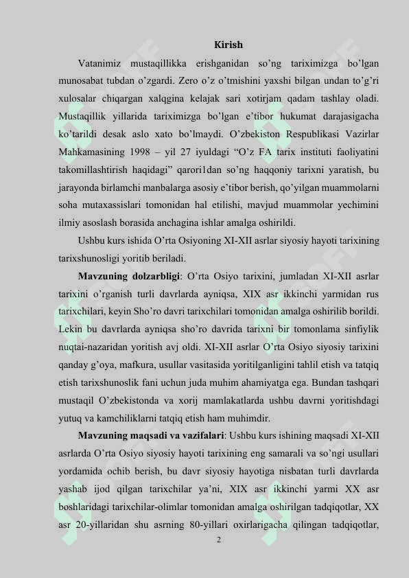 IX-XII asrlarda Markaziy Osiyoga oid manbalar. 2