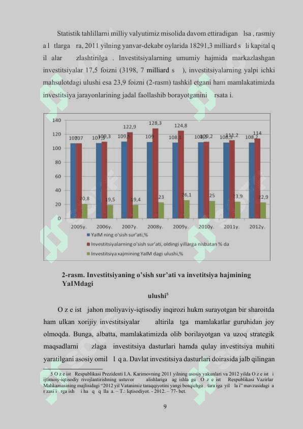 Investitsiya loyihalari samaradorligini baholash 8