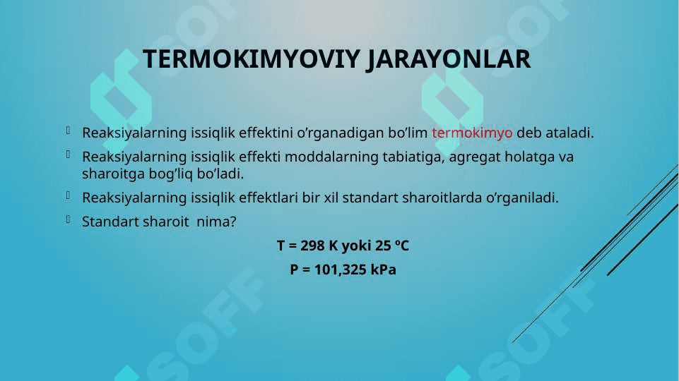 KIMYOVIY RЕAKSIYALARNING ENЕRGЕTIKASI VA YO‘NALISHI 4