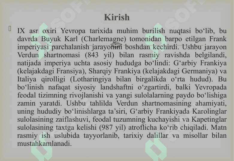 IX-XI asrlarda Fransiya, Gеrmaniya va 4
