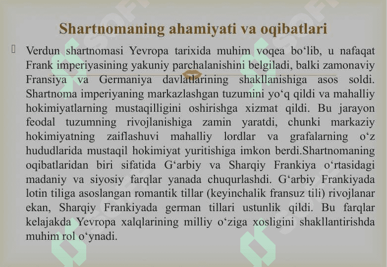 IX-XI asrlarda Fransiya, Gеrmaniya va 7