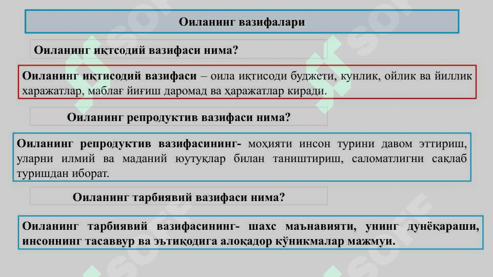 Оилада тарбия асослари 3