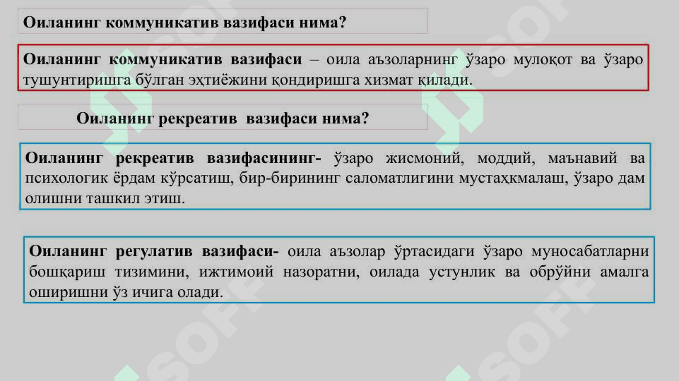Оилада тарбия асослари 4
