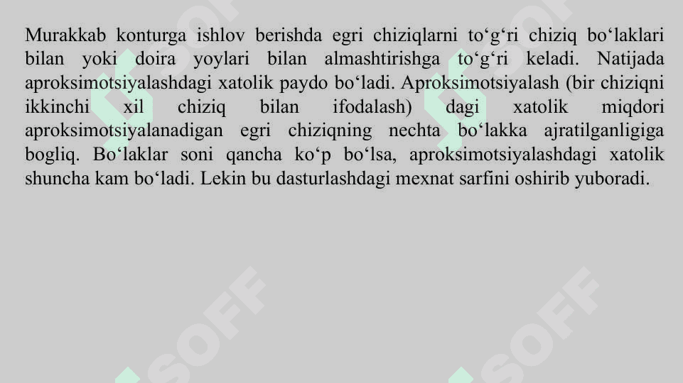 RDB dastgohlarida ishlov berish aniqligi 8