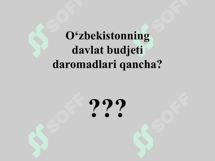 Davlat daromadlari va xarajatlari 3