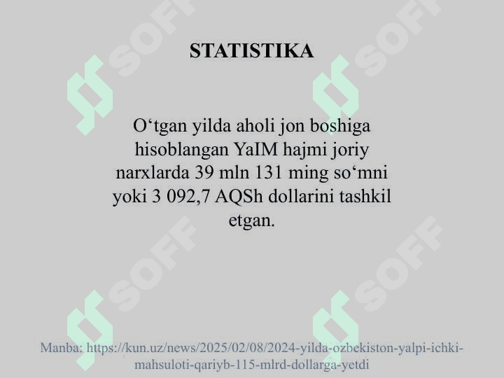 Davlat daromadlari va xarajatlari 6