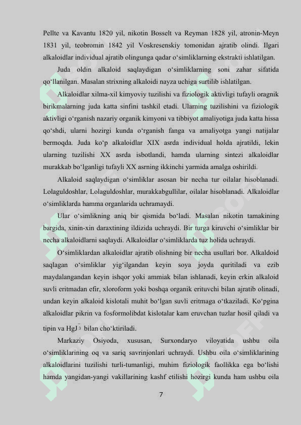 KOLXAMINNING OLINISHI, XOSSALARI VA TUZILISHI 7