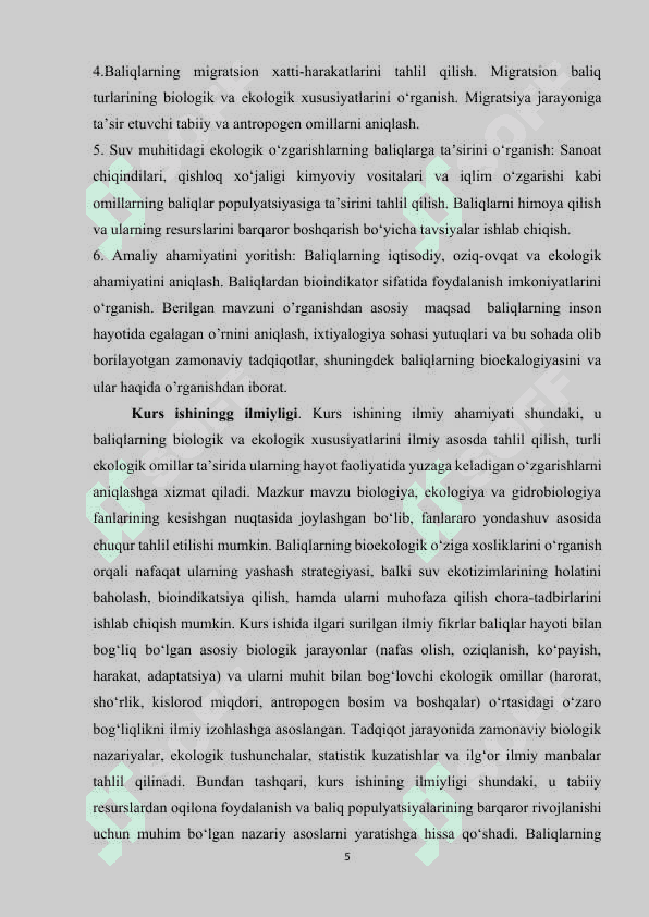 BALIQLARNING BIOEKOLOGIK XUSUSIYATLARI 5
