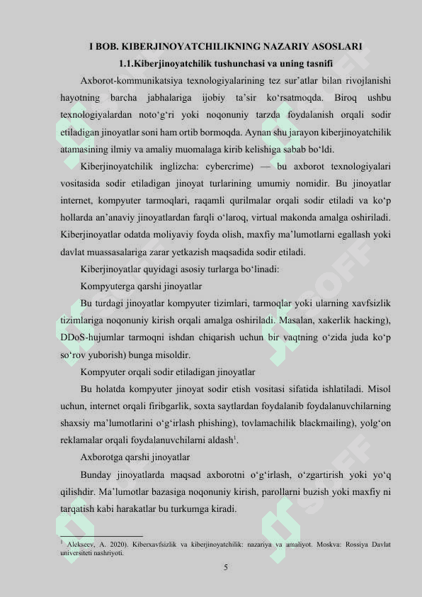 Global kiberjinoyatchilikning xususiyatlari 5