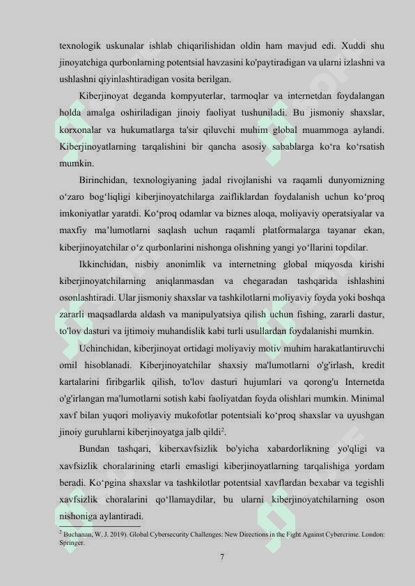 Global kiberjinoyatchilikning xususiyatlari 7