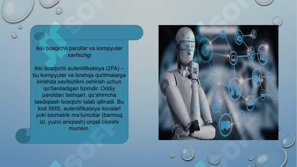 Axborotni ruxsatsiz kirishdan himoya qilish 5