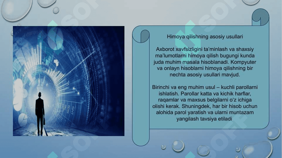 Axborotni ruxsatsiz kirishdan himoya qilish 7