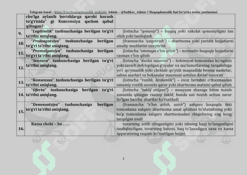 Huquq test 2