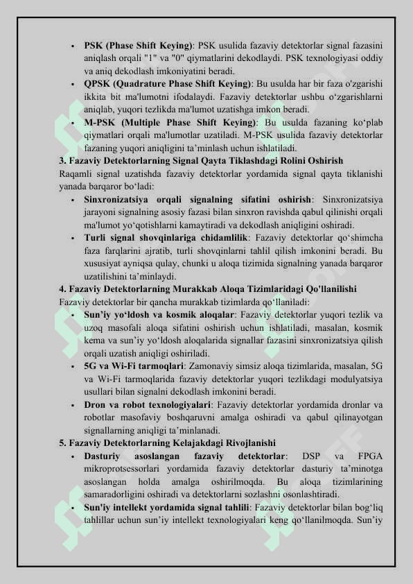 Raqamli fazaviy detektor 7