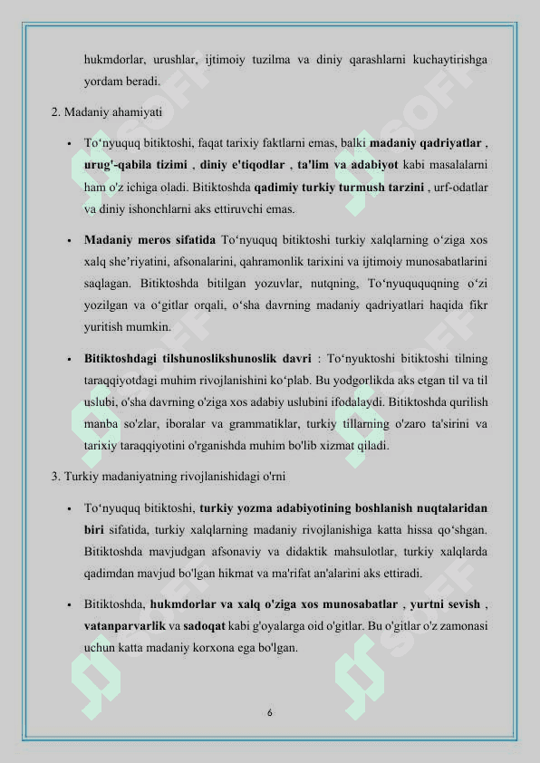 Toʻnyuquq bitiktoshi matnlarida dialektal unsurlar va ularning taraqqiyoti 6