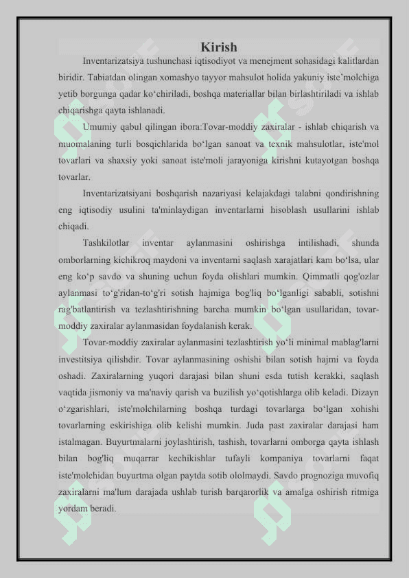 Inventarizatsiyani boshqarishning zamonaviy tizimlari 3