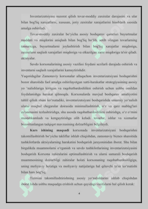 Inventarizatsiyani boshqarishning zamonaviy tizimlari 4