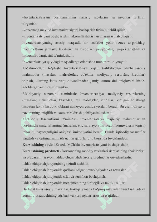Inventarizatsiyani boshqarishning zamonaviy tizimlari 5