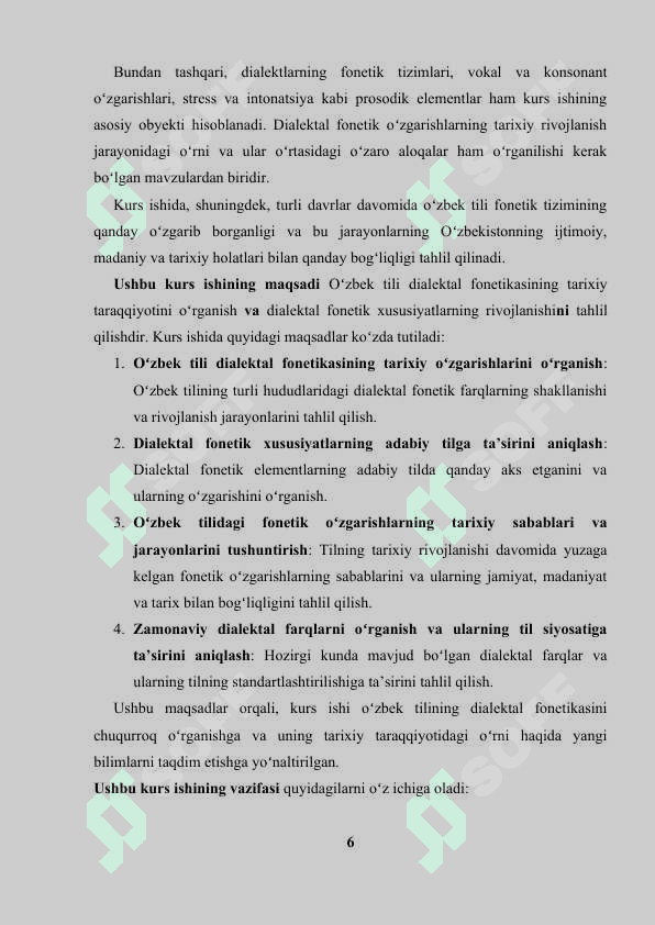 Oʻzbek tili dialektal fonetikasining tarixiy taraqqiyoti 6