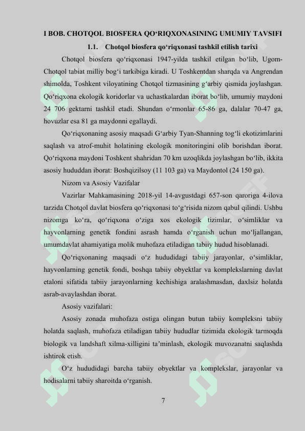 Chotqol biosfera qo‘riqxonasi 5